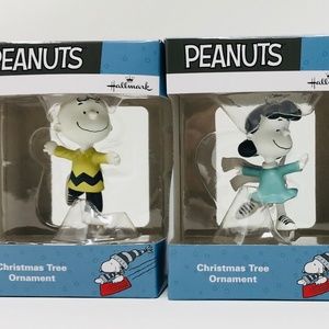 Peanuts Lucy Charlie Brown Christmas Ornaments